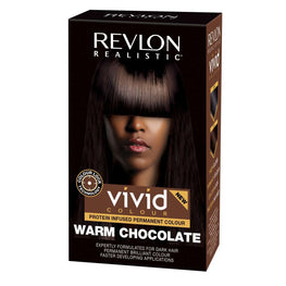 Revlon Realistic Vivid Colour Protein Infused Permanent Colour Warm Chocolate REVLON