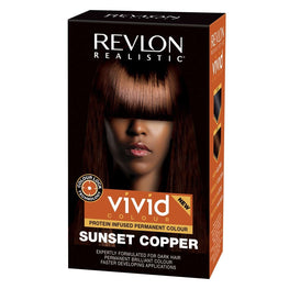 Revlon Realistic Vivid Colour Protein Infused Permanent Colour Sunset Copper REVLON