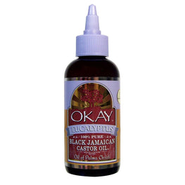 Okay 100 Percent Black Castor Oil Eucalyptus Okay