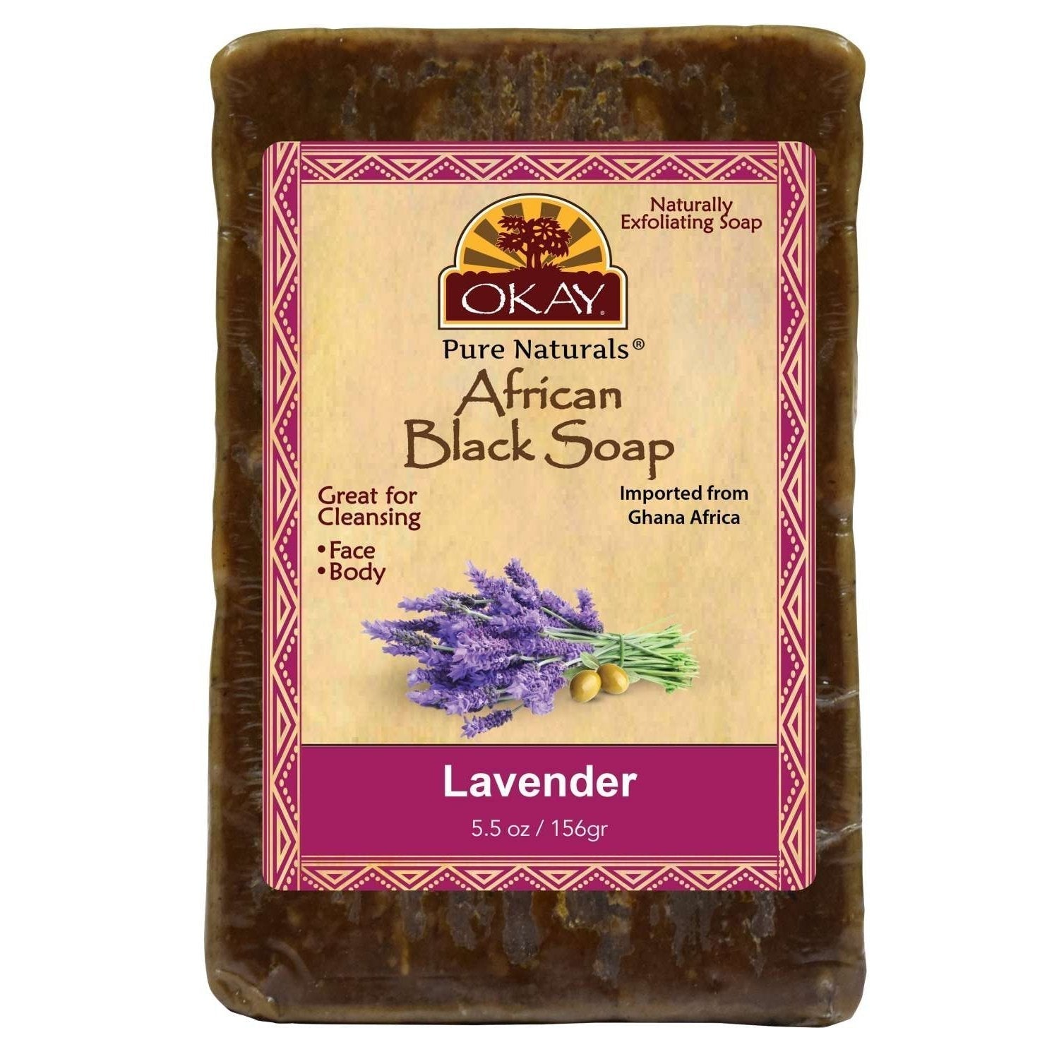 Okay Black Soap Lavender Okay Black Soap Lavender Okay