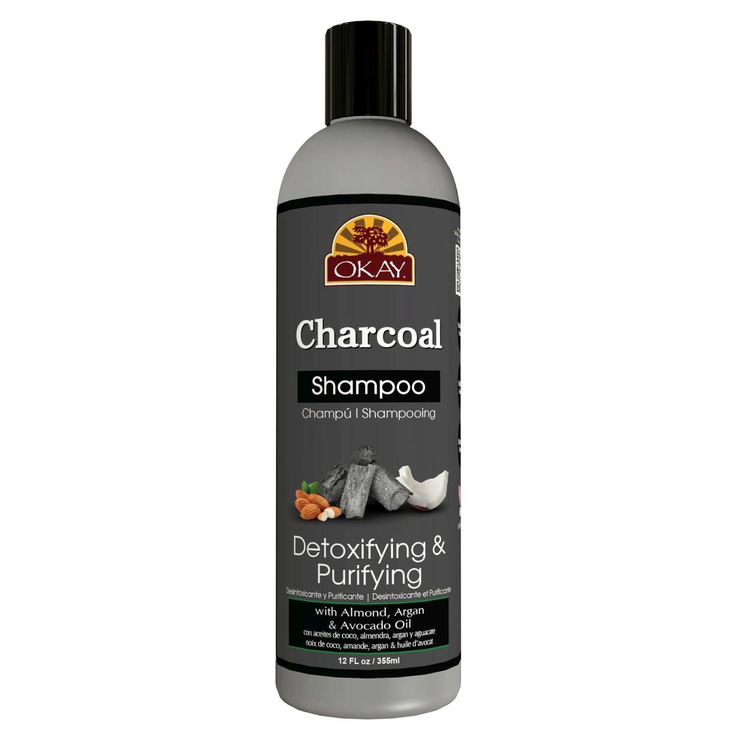 Okay Charcoal Shampoo Detoxifying  Purifying Okay Charcoal Shampoo Detoxifying  Purifying Okay