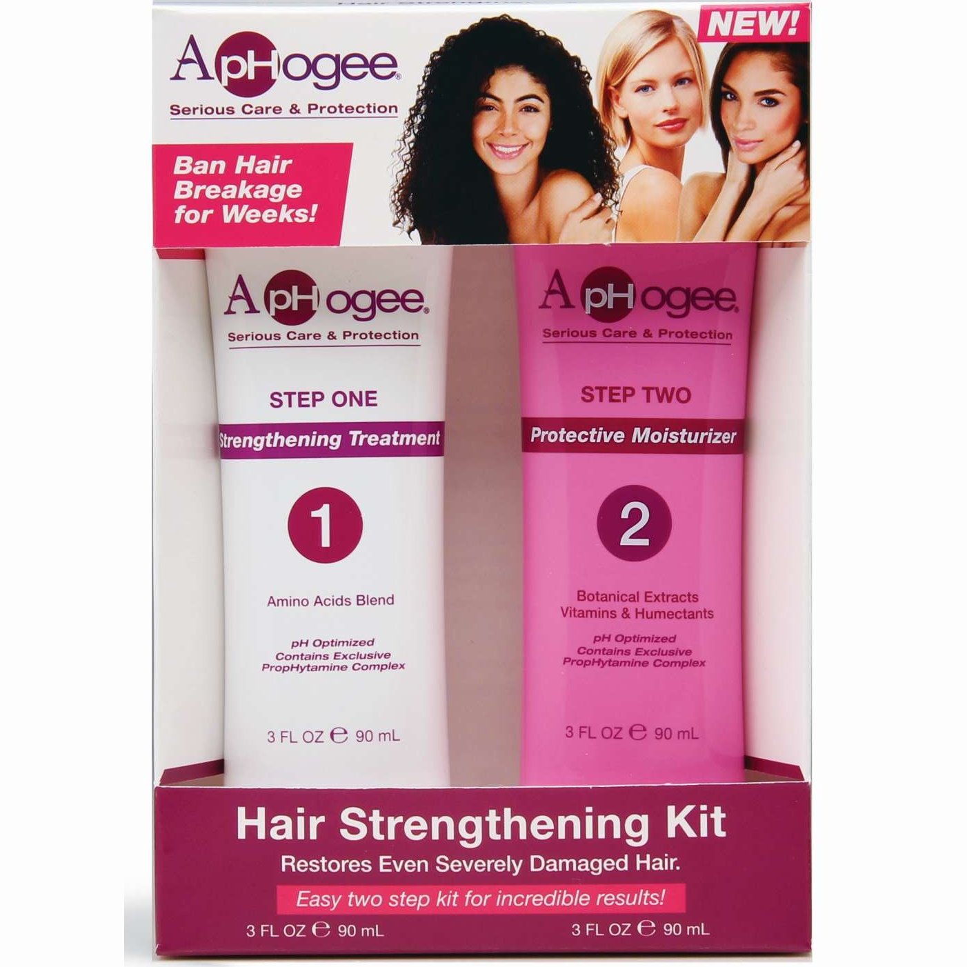 Aphogee Hair Strength Kit 2Pc Aphogee Hair Strength Kit 2Pc APHOGEE