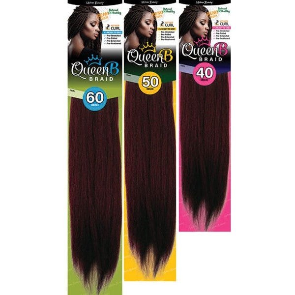 Queen B Pre-Stretched Braiding Hair - Single Pack Queen B Pre-Stretched Braiding Hair - Single Pack Queen B