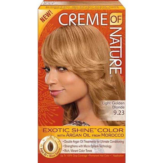 Creme Of Nature Exotic Gel Hair Color 09.23 Light Golden Blonde Creme Of Nature Exotic Gel Hair Color 09.23 Light Golden Blonde CREME OF NATURE