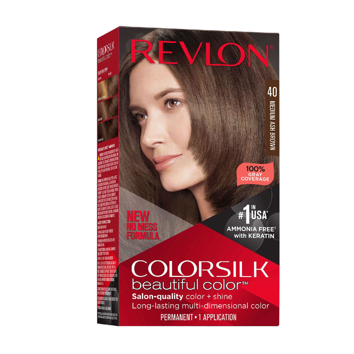 Revlon Colorsilk Hair Color 040 Medium Ash Brown Revlon Colorsilk Hair Color 040 Medium Ash Brown Color Silk