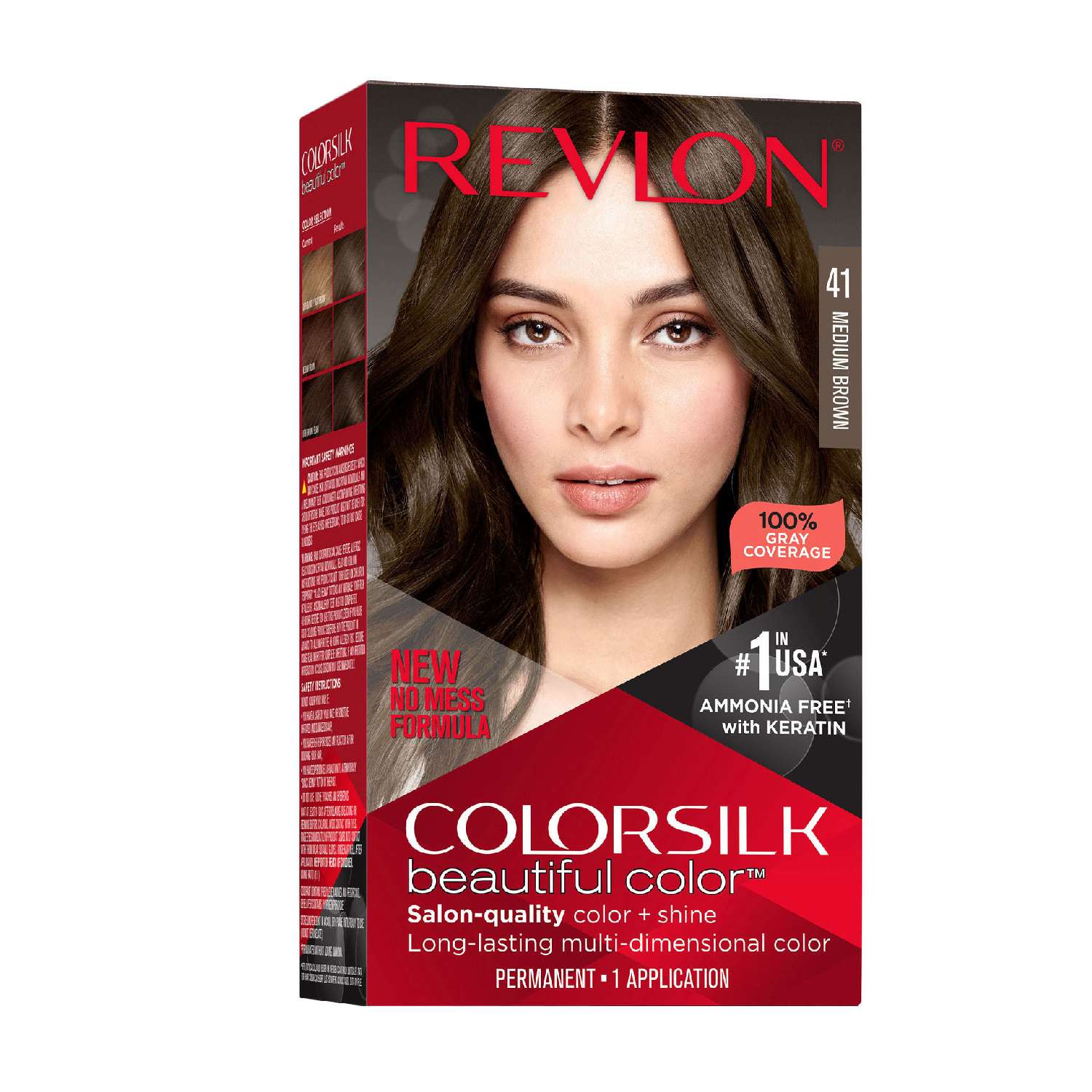 Revlon Colorsilk Hair Color 041 Medium Brown Revlon Colorsilk Hair Color 041 Medium Brown Color Silk