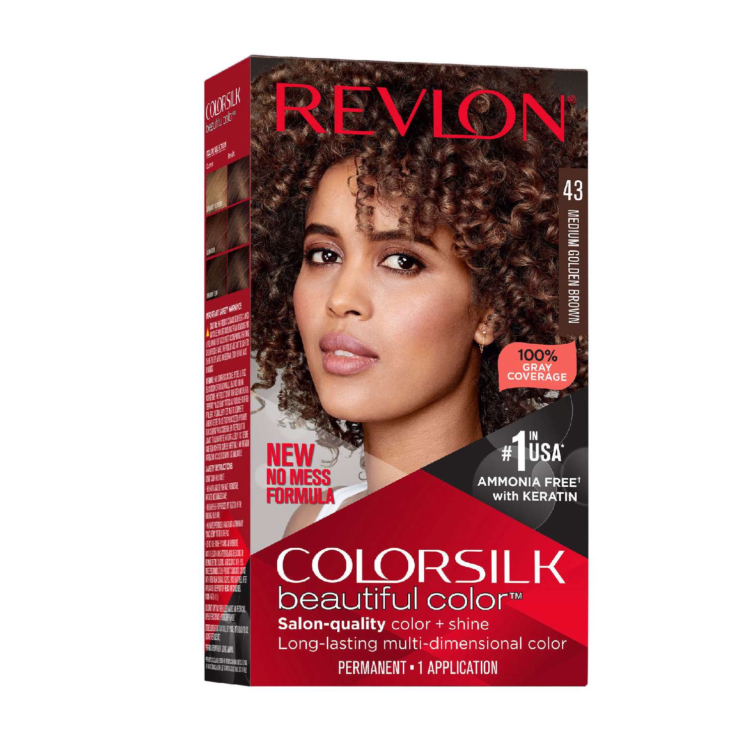 Revlon Colorsilk Hair Color 043 Medium Golden Brown Revlon Colorsilk Hair Color 043 Medium Golden Brown Color Silk