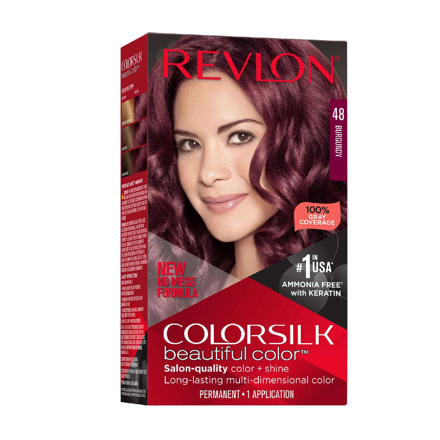 Revlon Colorsilk Hair Color 048 Burgundy Revlon Colorsilk Hair Color 048 Burgundy Color Silk