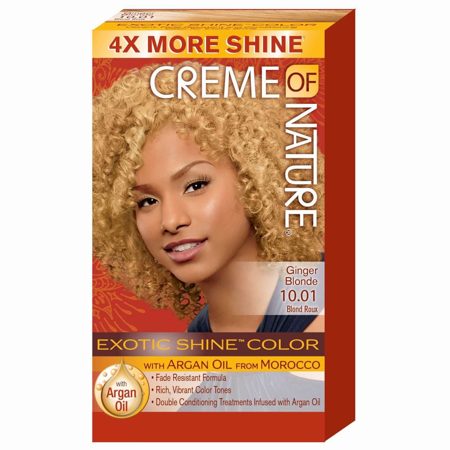 Creme Of Nature Exotic Gel Hair Color 10.01 Ginger Blonde Creme Of Nature Exotic Gel Hair Color 10.01 Ginger Blonde CREME OF NATURE