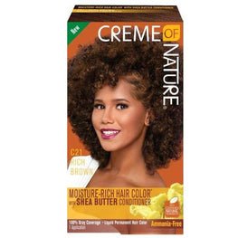 Creme Of Nature Liquid Hair Color Women's 21 Rich Brown CREME OF NATURE