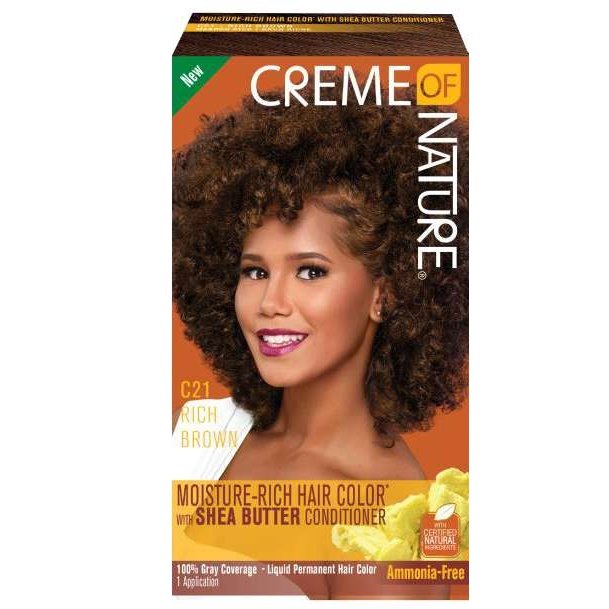 Creme Of Nature Liquid Hair Color Women's 21 Rich Brown Creme Of Nature Liquid Hair Color Women's 21 Rich Brown CREME OF NATURE