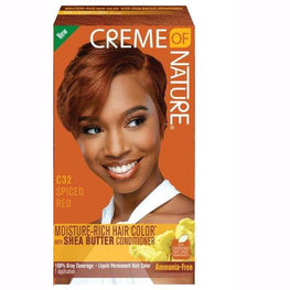Creme Of Nature Liquid Hair Color Women's 32 Spiced Brown CREME OF NATURE