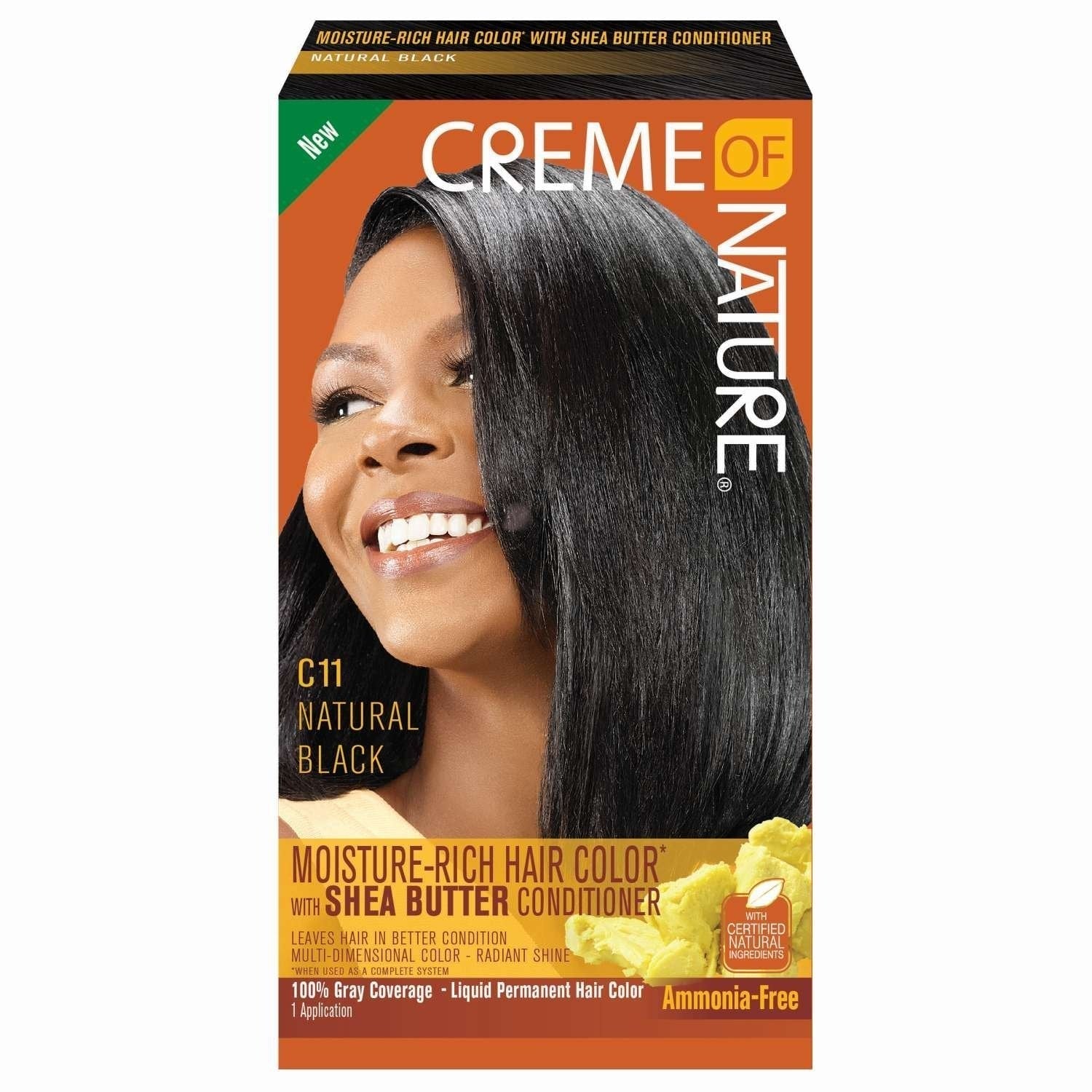Creme Of Nature Liquid Hair Color C11 Natural Black Creme Of Nature Liquid Hair Color C11 Natural Black CREME OF NATURE
