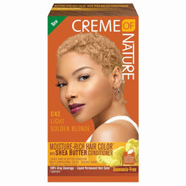 Creme Of Nature Liquid Hair Color C42 Light Golden Blonde CREME OF NATURE