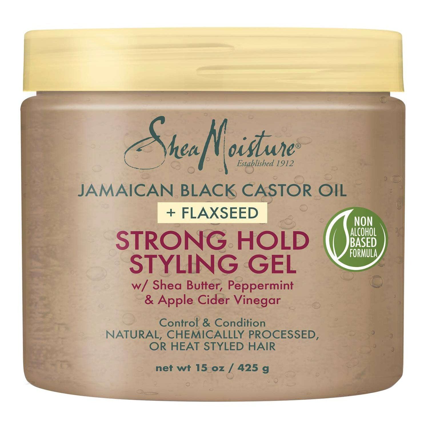 Shea Moisture Jamaican Black Castor Oil  Flaxseed Strong Hold Styling Gel Shea Moisture Jamaican Black Castor Oil  Flaxseed Strong Hold Styling Gel Sheamoisture