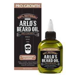 Arlos Beard Oil Pro Growth Sandalwood Leather 75 Ml Arlos