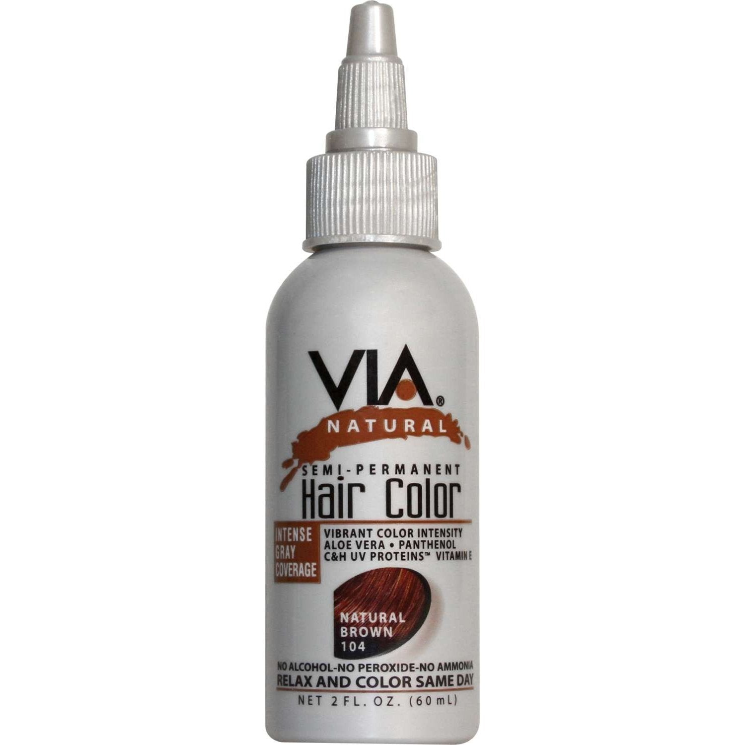 Via Natural Hair Color 104 Natural Brownn Via Natural Hair Color 104 Natural Brownn Via Natural