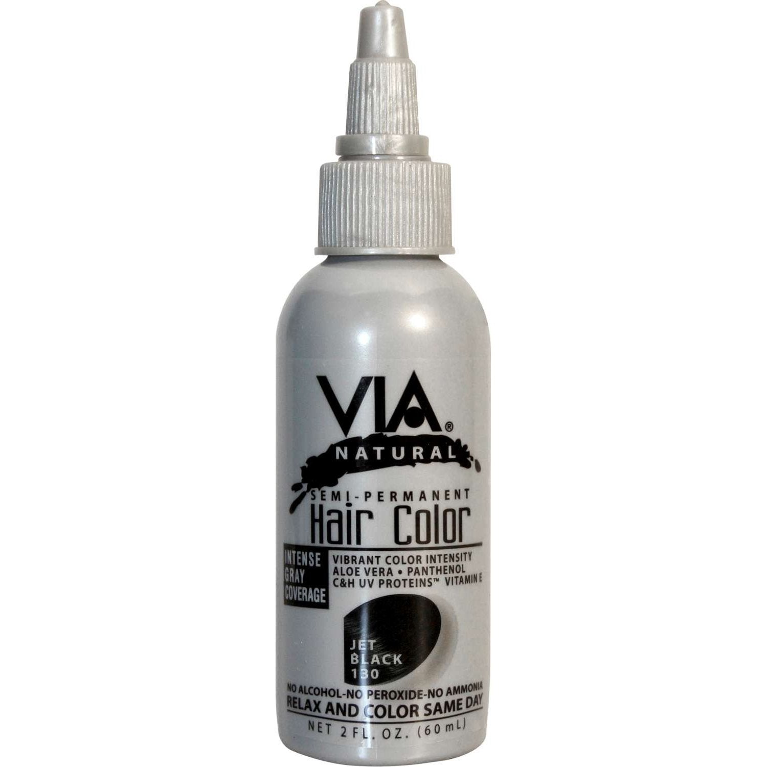 Via Natural Hair Color 130 Jet Black Via Natural Hair Color 130 Jet Black Via Natural