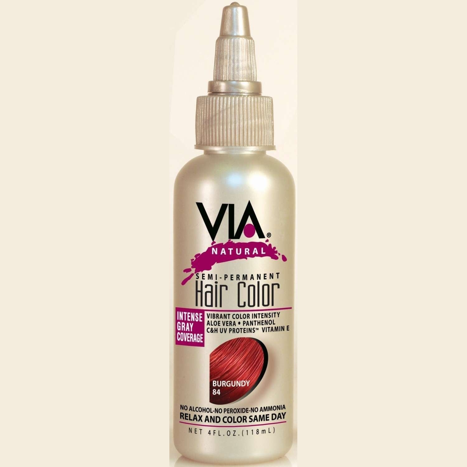 Via Natural Hair Color 084 Burgundy Via Natural Hair Color 084 Burgundy Via Natural