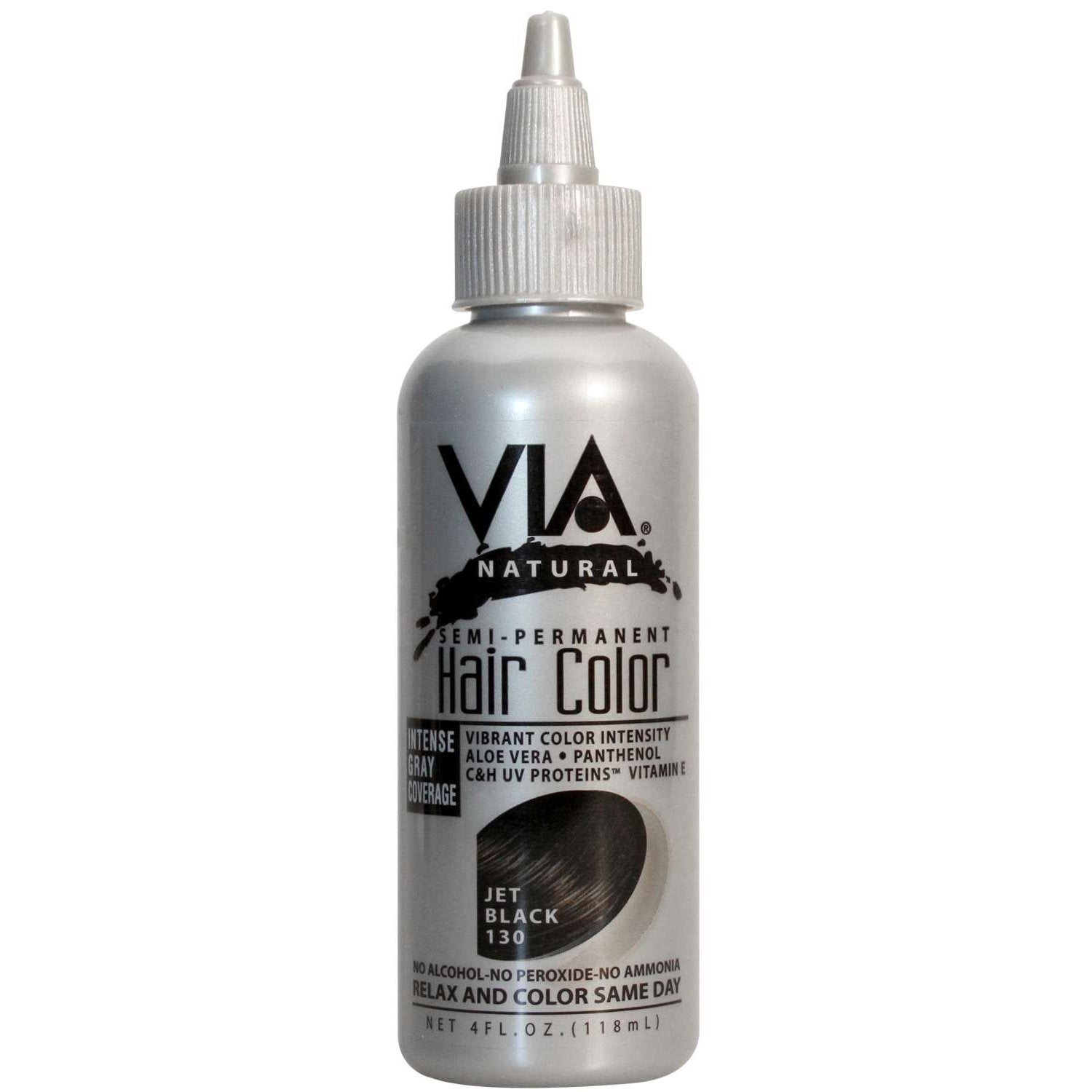 Via Natural Hair Color 130 Jet Black Via Natural Hair Color 130 Jet Black Via Natural