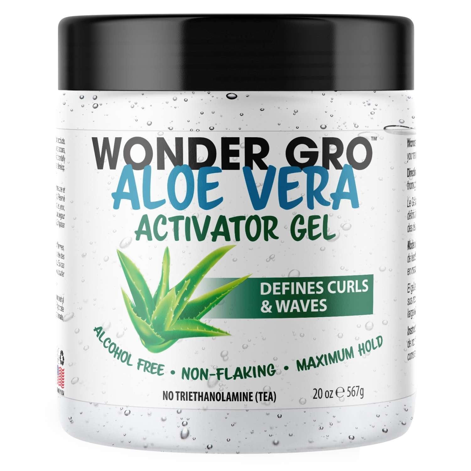 Wonder Gro Aloe Vera Activator Gel For Curls Wonder Gro Aloe Vera Activator Gel For Curls WONDER GRO