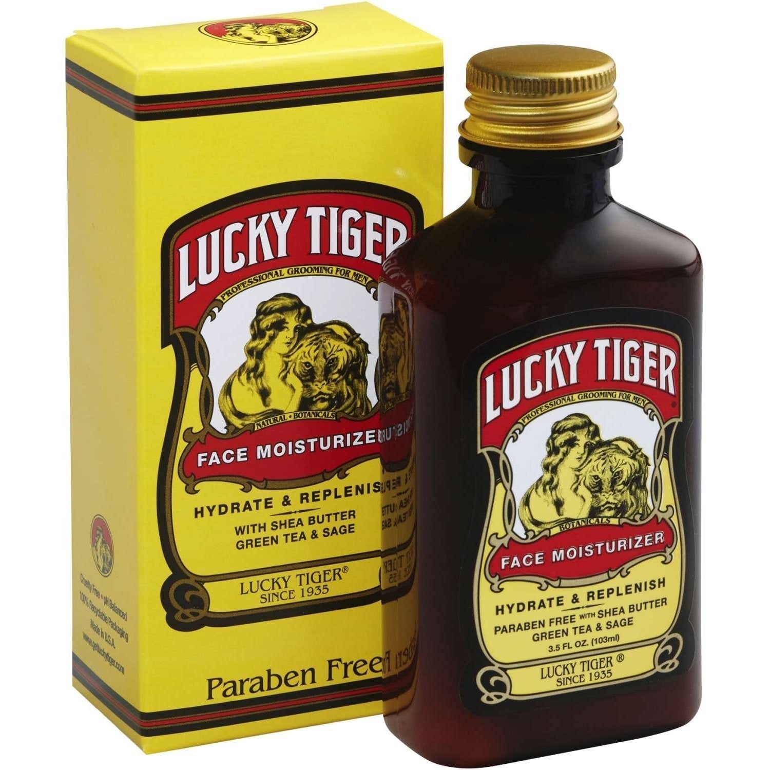 Lucky Tiger Face Moisturizer Lucky Tiger Face Moisturizer Lucky Tiger