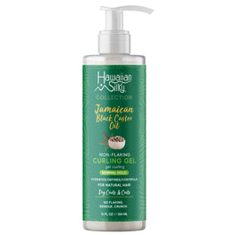 Hawaiian Silky Jamaican Black Castor Oil Non-Flaking Curling Gel Normal Hold 12 Oz Hawaiian Silky