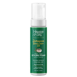 Hawaiian Silky Jamaican Black Castor Oil Frizz-Free Styling Foam Mousse Coiffante 7.5 Oz Hawaiian Silky