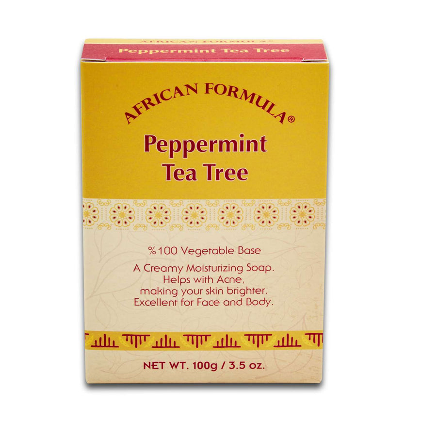 African Formula Pepermint Tea Tree Soap 3.5 Oz African Formula