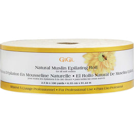 Gigi Natural Muslin Epilating Roll 2.5 100 Yards GiGi