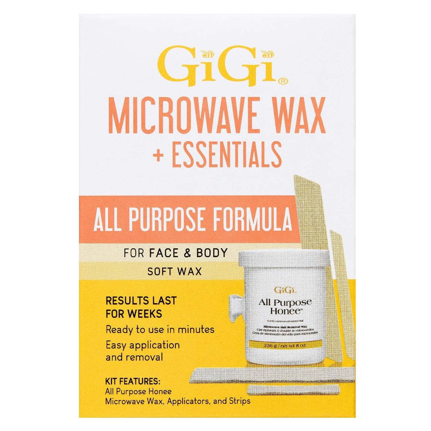 Gigi All Purpose Microwave Wax Essentials Kit GiGi
