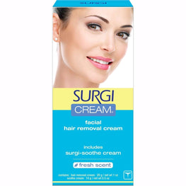 Surgi Facial Hair Removal Cream Fresh Scent 1.0 Oz Surgi