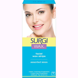 Surgi Facial Wax Strips Kit Assorted Sizes Surgi