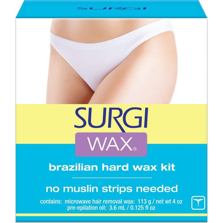 Surgi Brazilian Hard Wax Kit 4.0 Oz Surgi