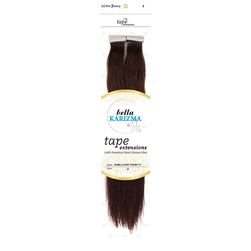 Human Hair Bella Karizma Tape Hair Extension 18 Inch 4 Urban Beauty