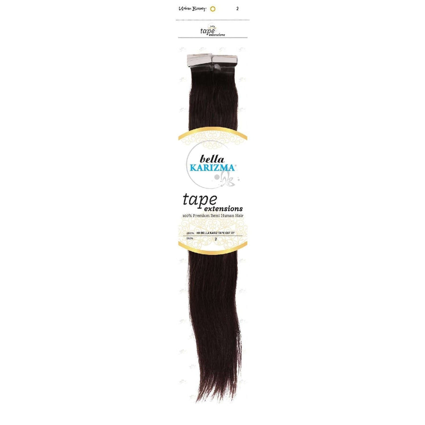 Human Hair Bella Karizma Tape Hair Extension 22 Inch 2 Urban Beauty