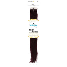 Human Hair Bella Karizma Tape Hair Extension 24 Inch 99J Urban Beauty