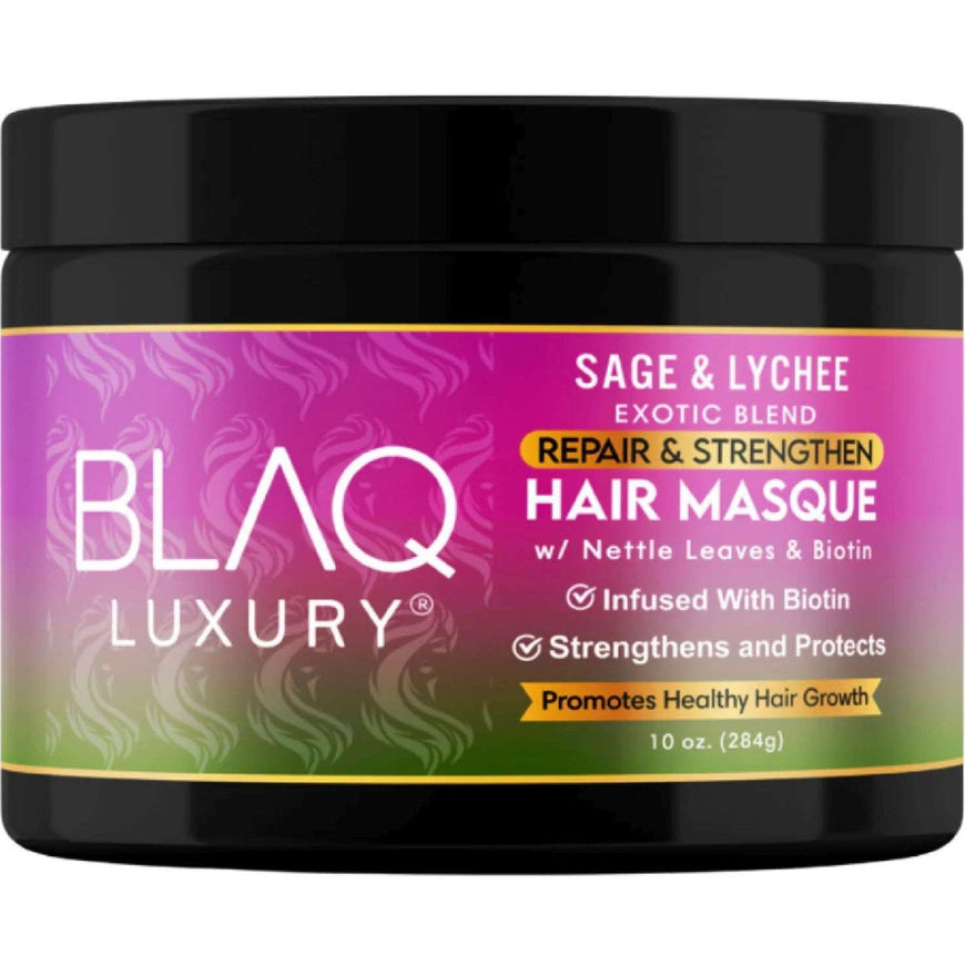 Blaq Luxury Sage And Lyche Hair Masque 10 Oz BLAQ