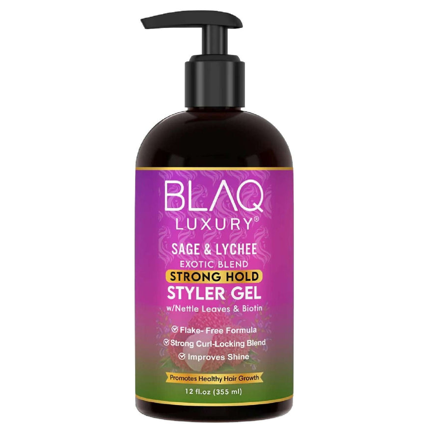 Blaq Luxury Sage And Lyche Styler Gel 12 Oz BLAQ