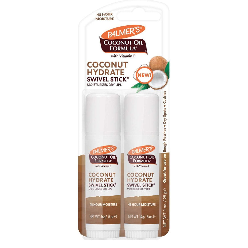 Palmers Palmers Coconut Oil Swivel Stick Twin Pack 0.5 Oz Palmers