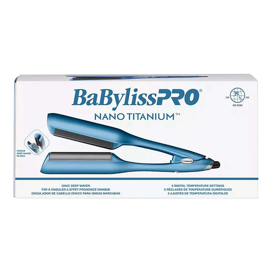 Babylisspro Nano Titanium Compact Ionic Deep Waver BabylissPro