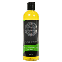 After Shave Lotion With Aloe 12.5 Fl Oz Barber Shop Aid
