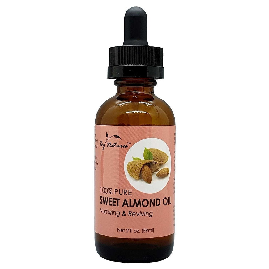 By Natures 100% Pure Sweet Almond Oil 2 Oz BY NATURES