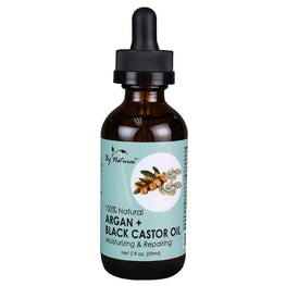 By Nature 100% Natural Argan Black Castor Oil By Natures