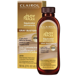 Clairol Professional Soy4Plex Liquicolor Permanent Hair Color 4Nn Light Rich Neutral Brown 2.0 Fl Oz Clairol