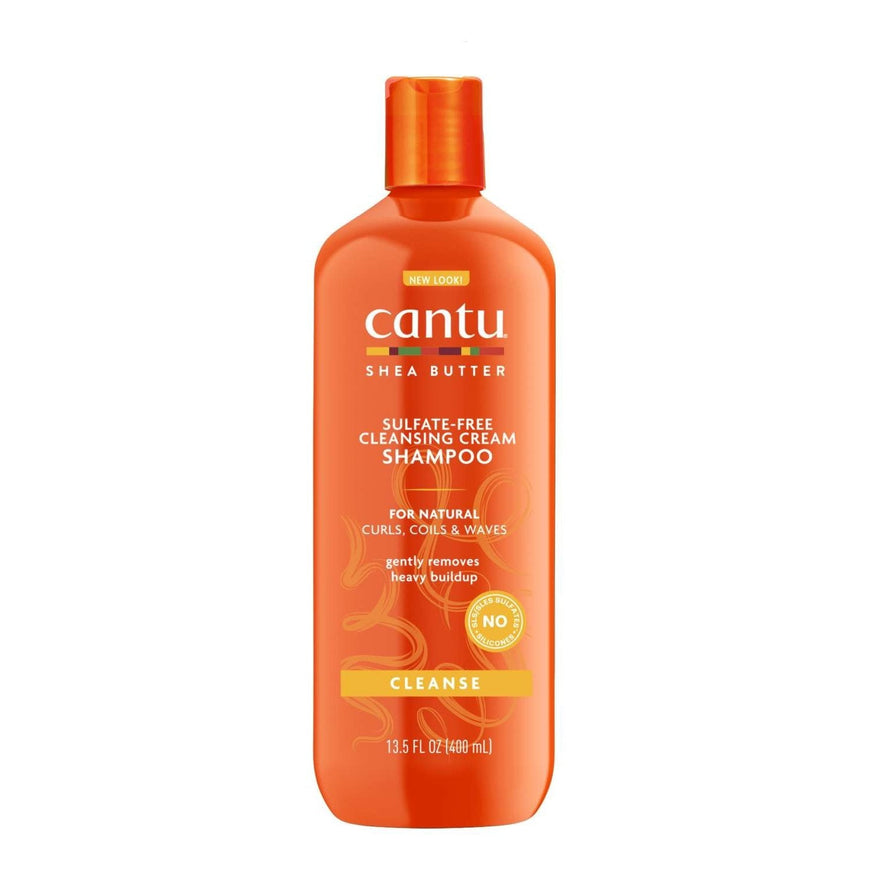 Cantu Shea Butter For Natural Hair Sulfate-Free Cleansing Cream Shampoo 13.5 Oz Cantu