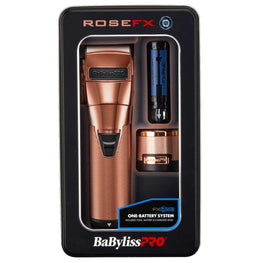 FX One Rosefx All Metal Interchangeable Battery Clipper BabylissPro