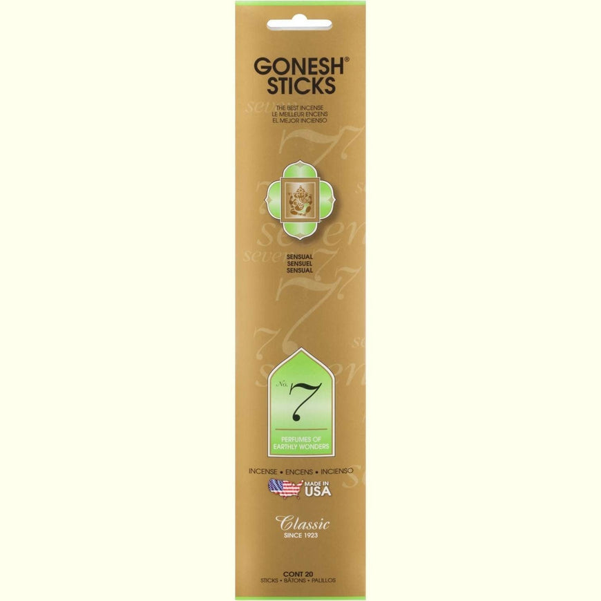 Gonesh Stick Classic 7 Earthly Wonders 20 Piece Gonesh