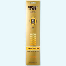 Gonesh Stick Extra Rich Amber 20 Piece