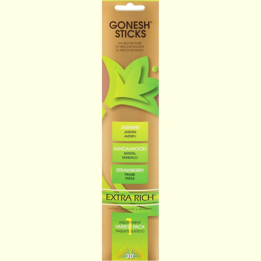 Gonesh Stick Extra Rich Variety 1 20 Piece Gonesh